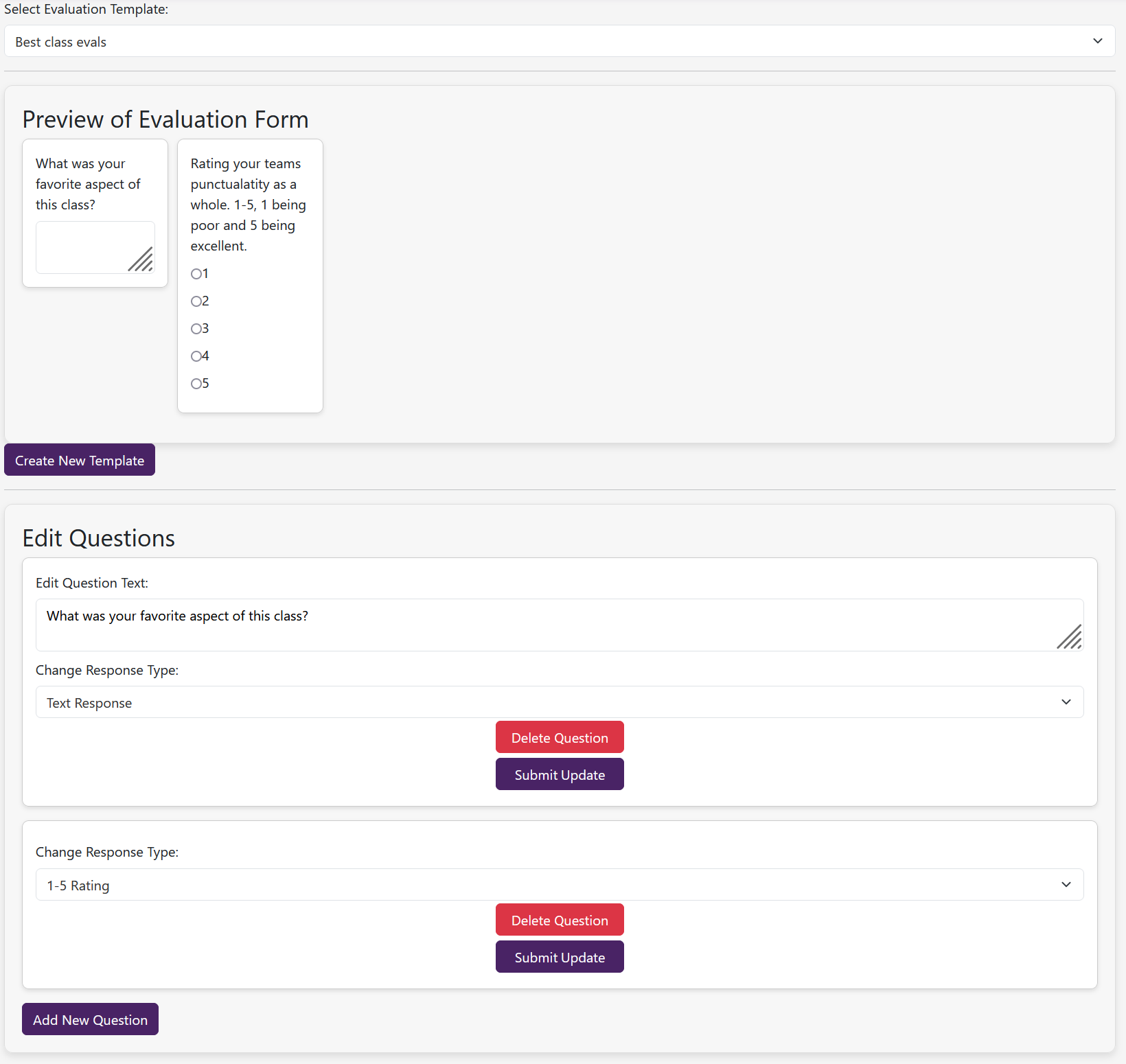 eval components 