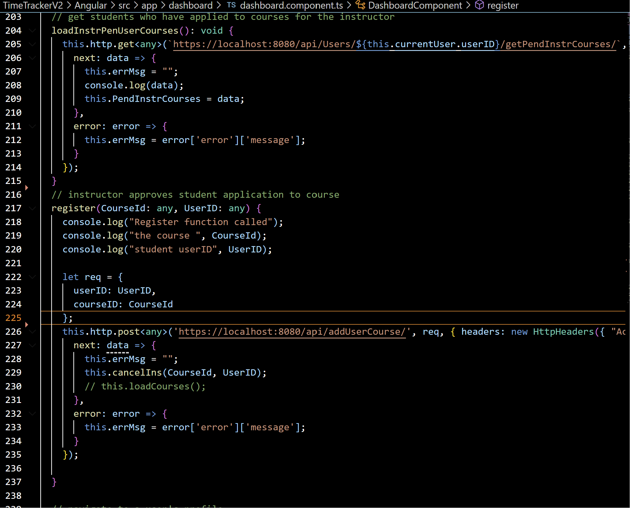code snippet 